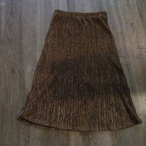 Princess Highway Savannah Metallic Broomstick Skirt / AU Size 12